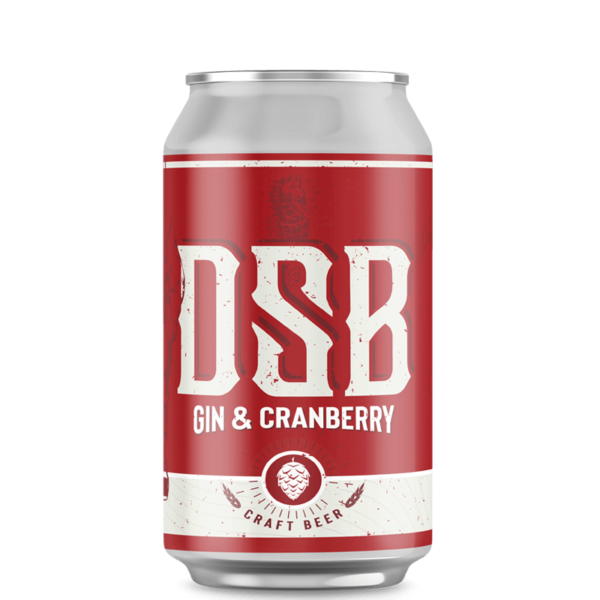 DSB Gin & Cranberry 330ml Cans x 24